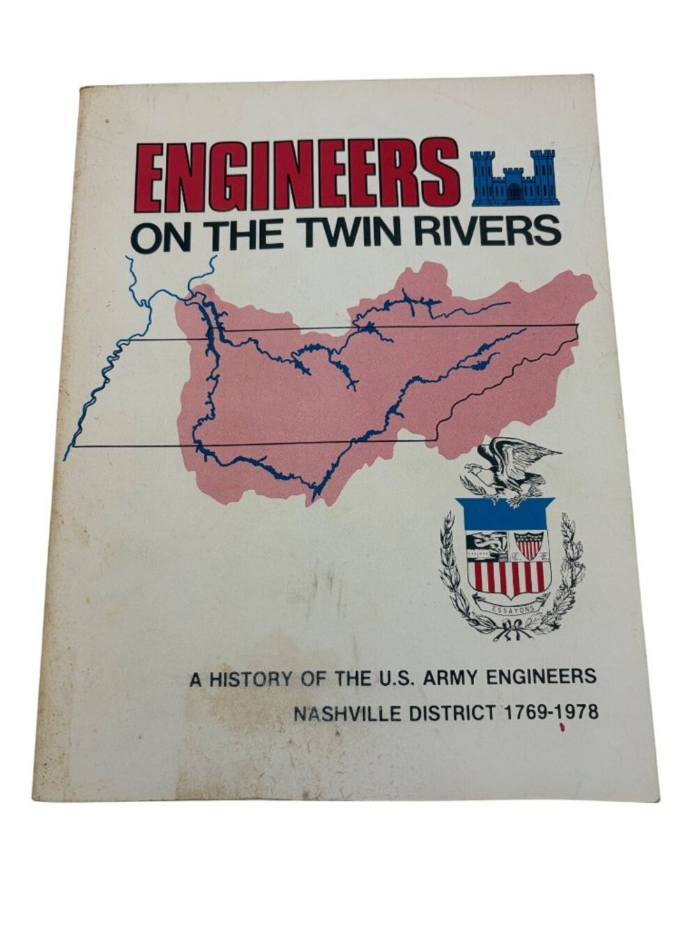 Engineers Twin Rivers Nashville District Corps History 1769-1978 Vintage Book